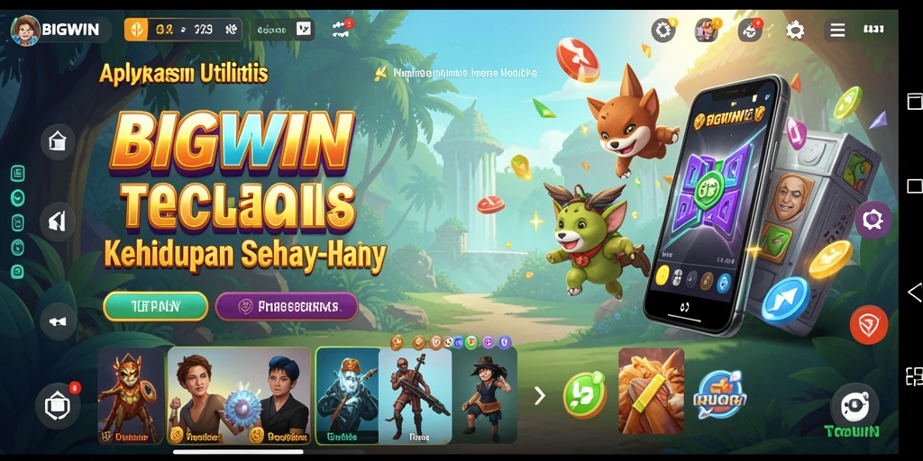 Tampilan utama BIGWIN dengan fitur lengkap untuk optimasi utilitas.