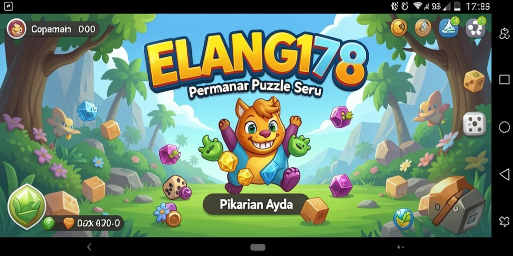 Screenshot ELANG178 menampilkan gameplay puzzle yang menantang dan menarik.