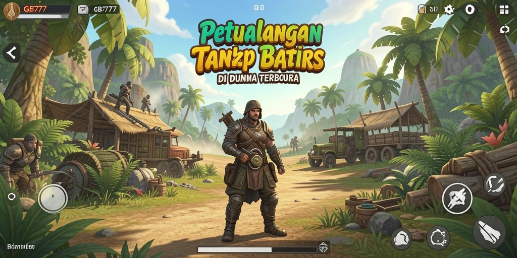 Tampilan gameplay yang memukau di dunia terbuka GB777.