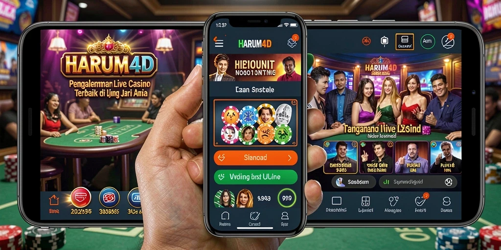 Tampilan gameplay menarik dari HARUM4D dalam live casino.
