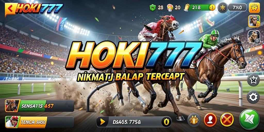 Gameplay balap seru dan mendebarkan di HOKI777.