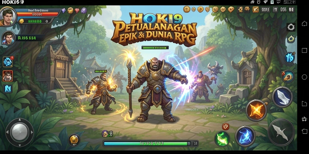 Tampilan permainan HOKI9 yang epik dan mendebarkan dalam dunia RPG.