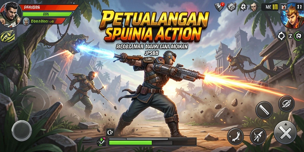Tampilan gameplay JPS88 yang penuh aksi dan seru.