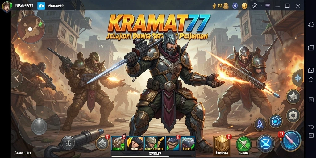 Tampilan gameplay KRAMAT77 yang intens dan menantang.