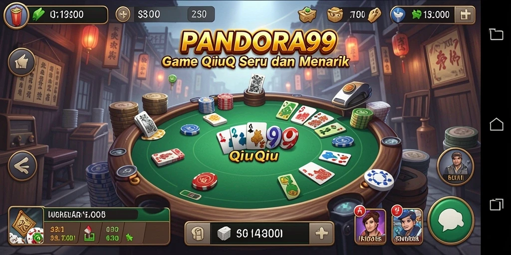 Tampilan gameplay QiuQiu yang menarik dan seru.