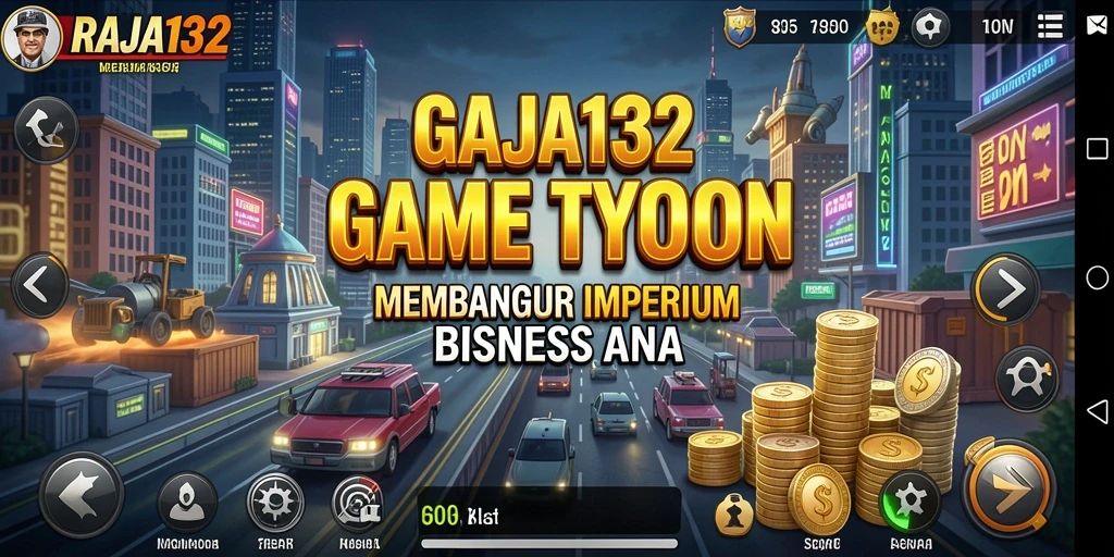 Tampilan gameplay RAJA132 dengan elemen bisnis yang menarik.